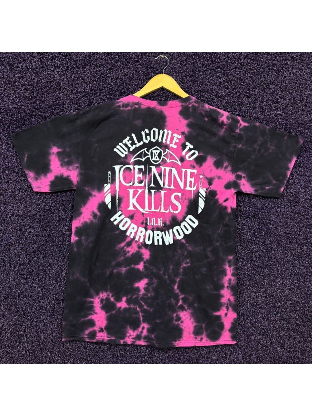 Ice Nine Kills Welcome to Horrorwood IX Tie-Dye T-Shirt L